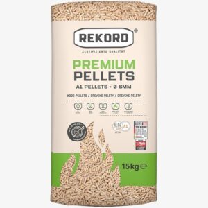 REKORD Premium Holzpellets 6mm ENplusA1, 66 x 15kg Palette